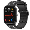 Strap-it® Strap-it Xiaomi Amazfit GTS sport gesp band (zwart/wit) Strap-it® Strap-it Xiaomi Amazfit GTS sport gesp band (zwart/wit)