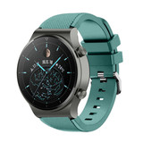 Strap-it® Huawei Watch GT 2 Pro siliconen bandje (dennengroen)