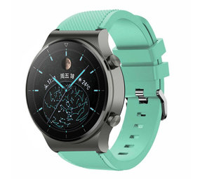 Strap-it® Huawei Watch GT 2 Pro siliconen bandje (aqua)