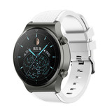 Strap-it® Huawei Watch GT 2 Pro siliconen bandje (wit)