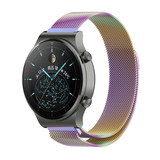 Strap-it® Huawei Watch GT 2 Pro Milanese band (regenboog)