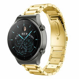 Strap-it® Huawei Watch GT 2 Pro stalen band (goud) Strap-it® Huawei Watch GT 2 Pro stalen band (goud)