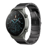 Strap-it® Huawei Watch GT 2 Pro metalen bandje (zwart) Strap-it® Huawei Watch GT 2 Pro metalen bandje (zwart)