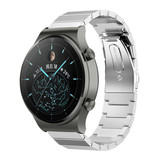 Strap-it® Huawei Watch GT 2 Pro metalen bandje (zilver) Strap-it® Huawei Watch GT 2 Pro metalen bandje (zilver)