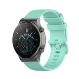 Strap-it® Huawei Watch GT 2 Pro luxe siliconen bandje (aqua)
