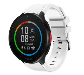 Strap-it® Polar Pacer siliconen bandje (wit)
