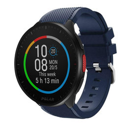 Strap-it® Polar Pacer siliconen bandje (donkerblauw)