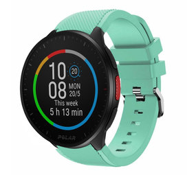 Strap-it® Polar Pacer siliconen bandje (aqua)