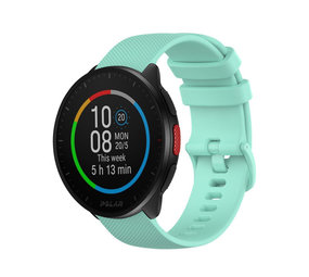 Strap-it® Polar Pacer luxe siliconen bandje (aqua)