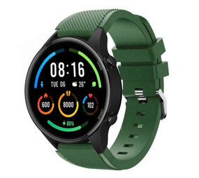 Strap-it® Xiaomi Mi Watch siliconen bandje (legergroen)