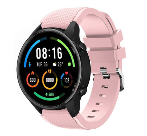 Strap-it® Strap-it Xiaomi Mi Watch siliconen bandje (roze)