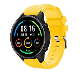 Strap-it® Xiaomi Mi Watch siliconen bandje (geel)