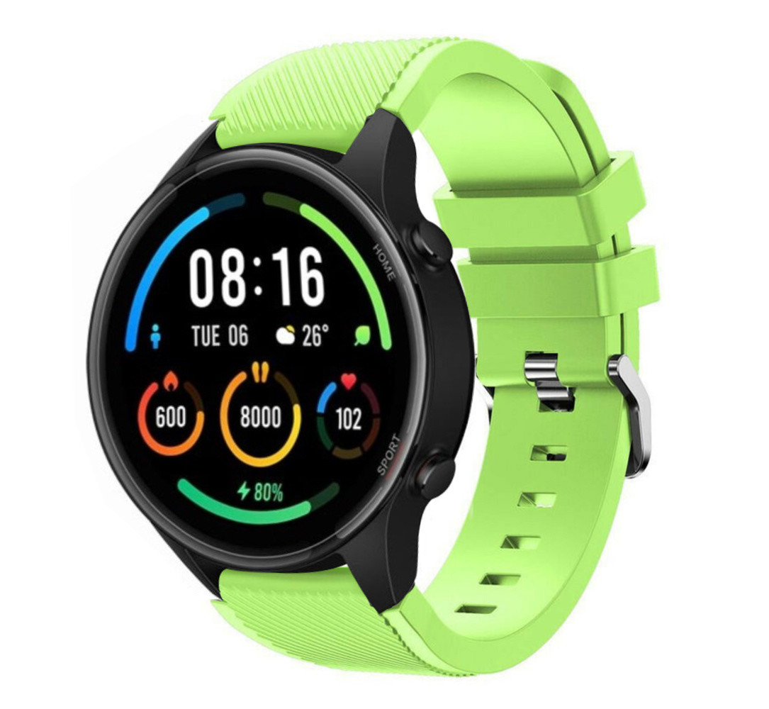 Strap-it® Strap-it Xiaomi Mi Watch siliconen bandje (lichtgroen)
