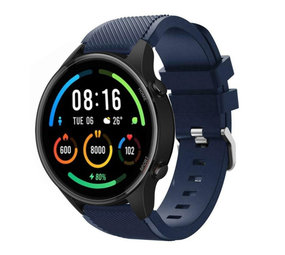 Strap-it® Xiaomi Mi Watch siliconen bandje (donkerblauw)