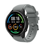 Strap-it® Xiaomi Mi Watch siliconen bandje (grijs)