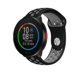 Strap-it® Polar Pacer sport band (zwart/grijs) Strap-it® Polar Pacer sport band (zwart/grijs)
