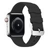 Strap-it® Strap-it Apple Watch siliconen gesp bandje (zwart) Strap-it® Strap-it Apple Watch siliconen gesp bandje (zwart)