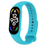 Strap-it® Xiaomi Mi Band 7 siliconen bandje (lichtblauw)