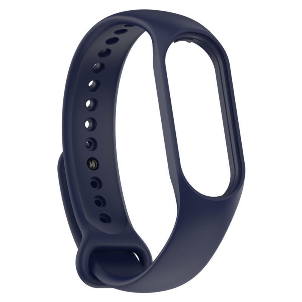 Strap-it® Strap-it Xiaomi Mi Band 7 siliconen bandje (donkerblauw)
