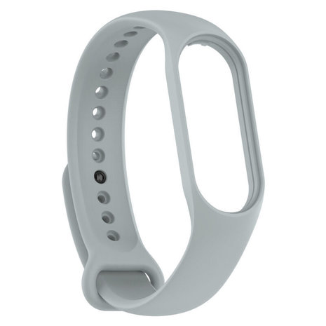 Strap-it® Strap-it Xiaomi Mi Band 7 siliconen bandje (grijs)