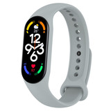 Strap-it® Xiaomi Mi Band 7 siliconen bandje (grijs)