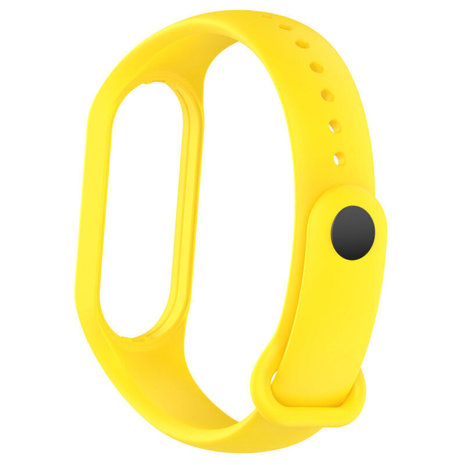 Strap-it® Strap-it Xiaomi Mi Band 7 siliconen bandje (geel)