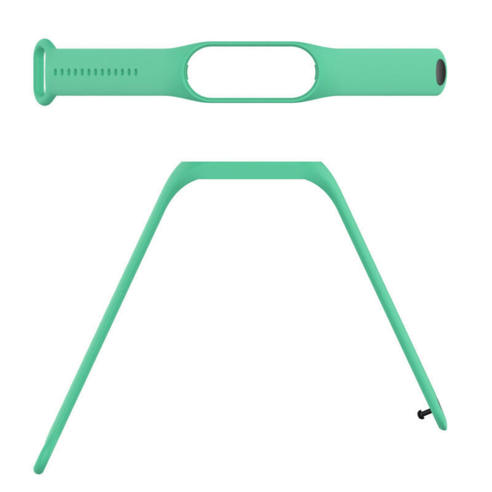 Strap-it® Strap-it Xiaomi Mi Band 7 siliconen bandje (aqua)