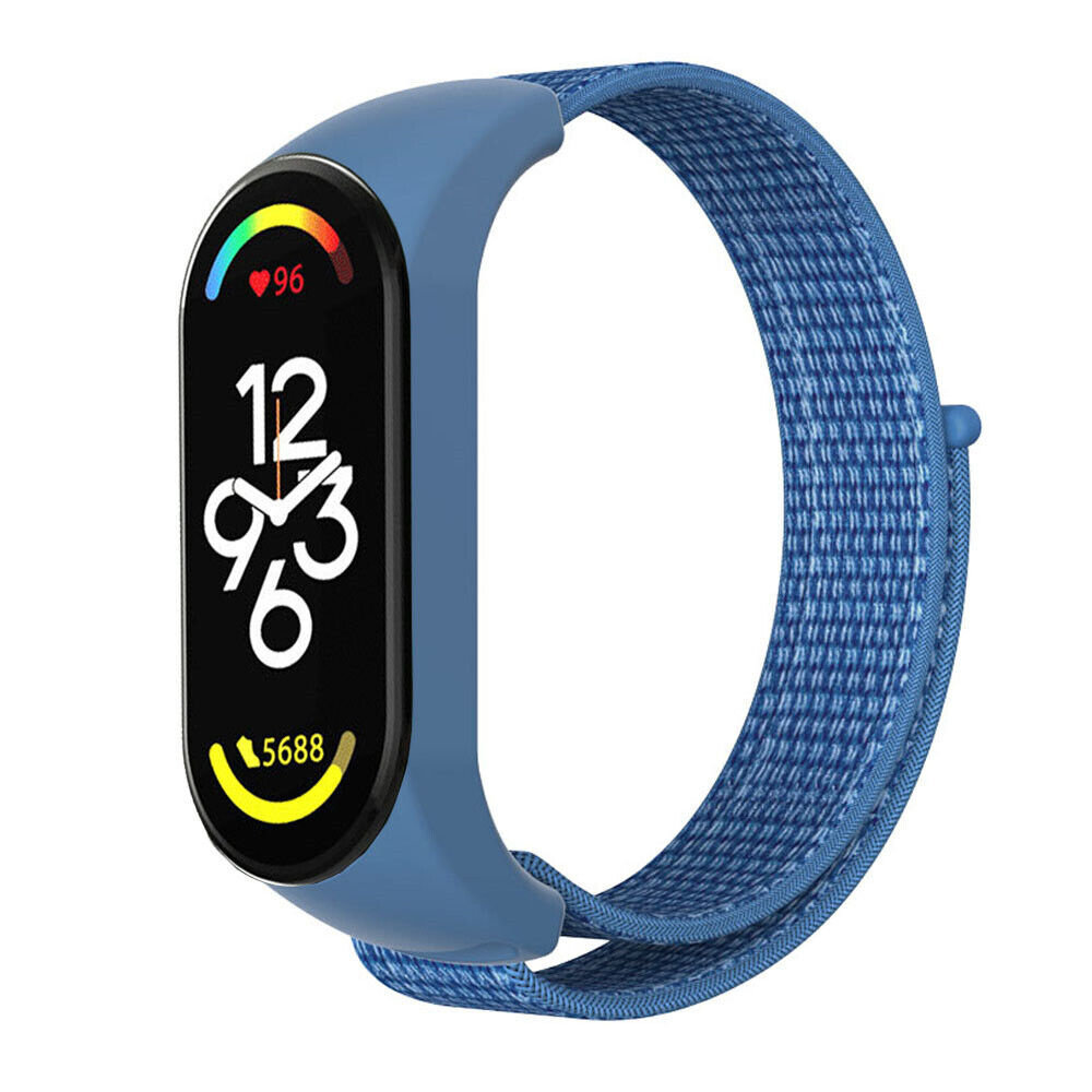 Strap-it® Strap-it Xiaomi Mi Band 7 nylon bandje (blauw) Strap-it® Strap-it Xiaomi Mi Band 7 nylon bandje (blauw)