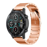 Strap-it® Honor Magic Watch 2 metalen bandje (rosé goud)