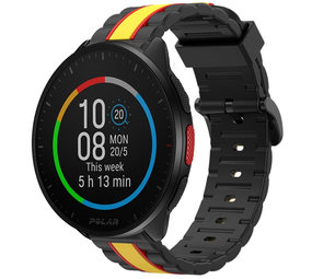 Strap-it® Polar Pacer Special Edition Band (zwart/geel)