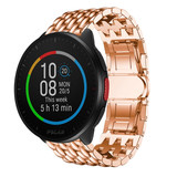 Strap-it® Polar Pacer stalen draak band (rosé goud)