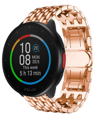 Strap-it® Strap-it Polar Pacer stalen draak band (rosé goud) Strap-it® Strap-it Polar Pacer stalen draak band (rosé goud)