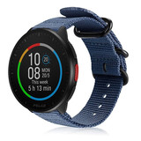 Strap-it® Polar Pacer nylon gesp band (blauw)