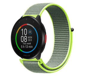 Strap-it® Polar Pacer nylon band (fluoriserend)