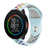 Strap-it® Polar Pacer sport band (lichtblauw/kleurrijk)