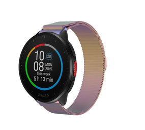 Strap-it® Polar Pacer Milanese band (regenboog) Strap-it® Polar Pacer Milanese band (regenboog)