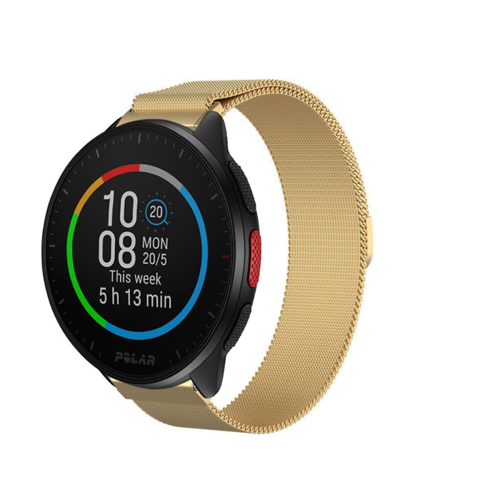 Strap-it® Strap-it Polar Pacer Milanese band (goud)