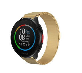 Strap-it® Polar Pacer Milanese band (goud)
