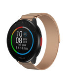 Strap-it® Polar Pacer Milanese band (rosé goud)