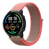 Strap-it® Xiaomi Mi Watch nylon band (neon pink)