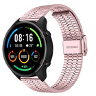 Strap-it® Strap-it Xiaomi Mi Watch roestvrij stalen band (rosé pink)