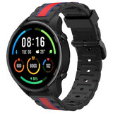 Strap-it® Xiaomi Mi Watch Special Edition band (zwart/rood)