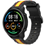 Strap-it® Xiaomi Mi Watch Special Edition band (zwart/geel)