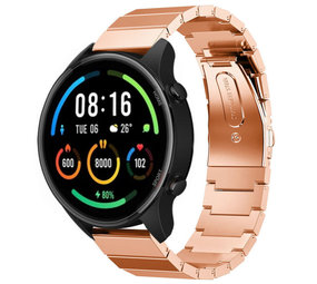 Strap-it® Xiaomi Mi Watch metalen bandje (rosé goud)