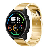 Strap-it® Xiaomi Mi Watch metalen bandje (goud)