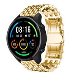 Strap-it® Xiaomi Mi Watch stalen draak band (goud)