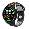Strap-it® Strap-it Xiaomi Mi Watch sport band (zwart kleurrijk) Strap-it® Strap-it Xiaomi Mi Watch sport band (zwart kleurrijk)