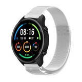 Strap-it® Xiaomi Mi Watch Milanese band (zilver)