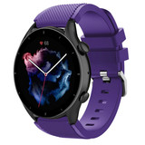 Strap-it® Amazfit GTR 3 (Pro) siliconen bandje (paars)