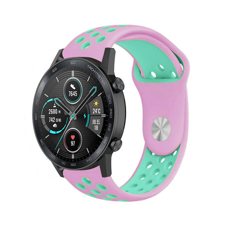Strap-it® Strap-it Honor Magic Watch 2 sport band (roze/aqua)